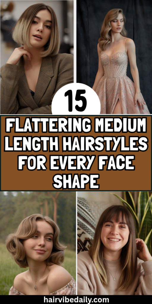 Flattering Medium-Length Hairstyles