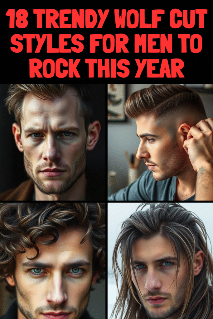 wolf Cut Styles for Men