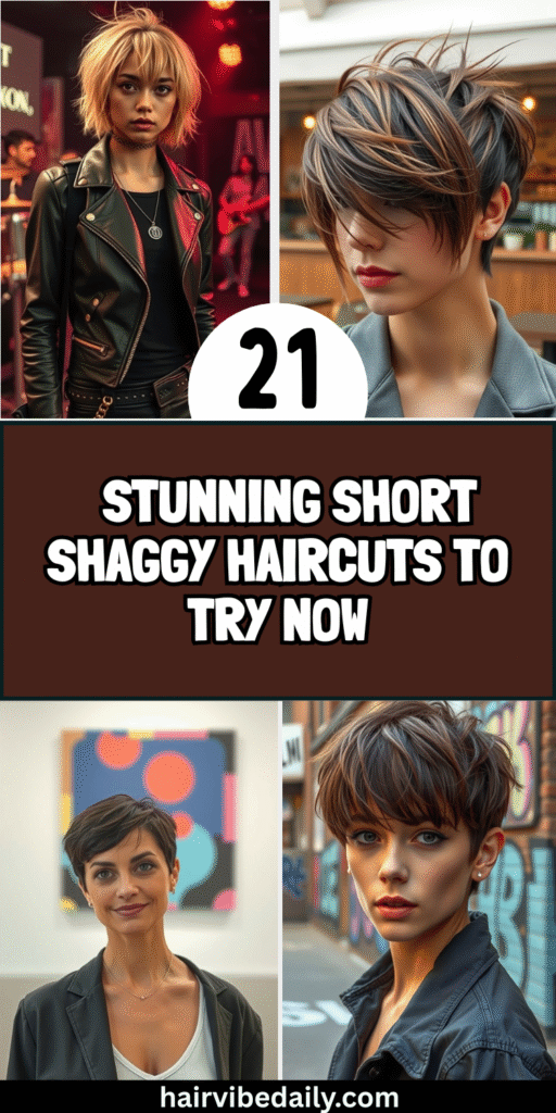 Short Shaggy Haircuts
