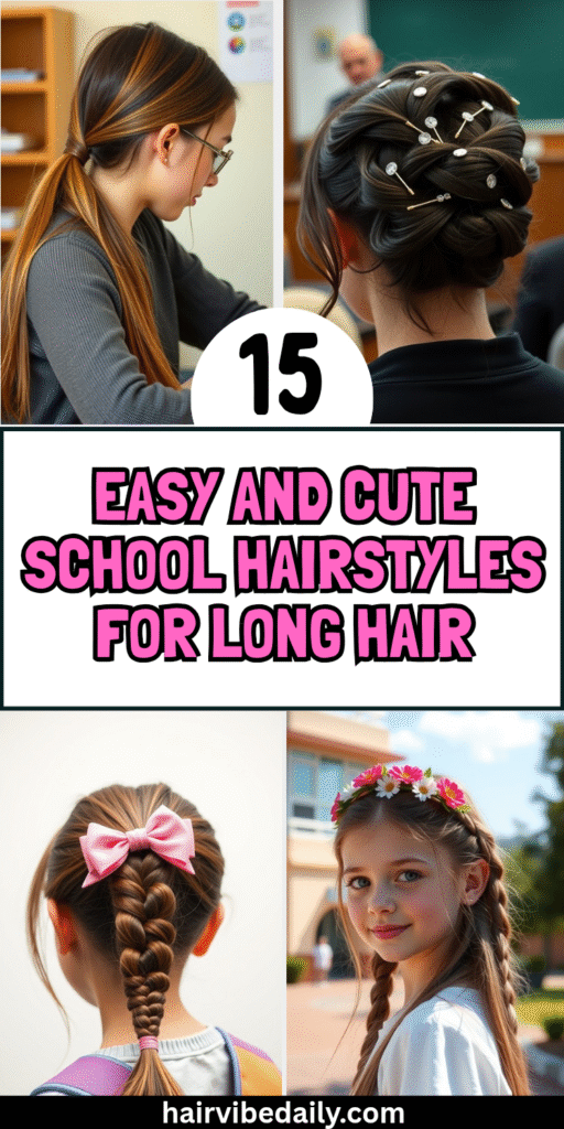 Easy and Cute School Hairstyles