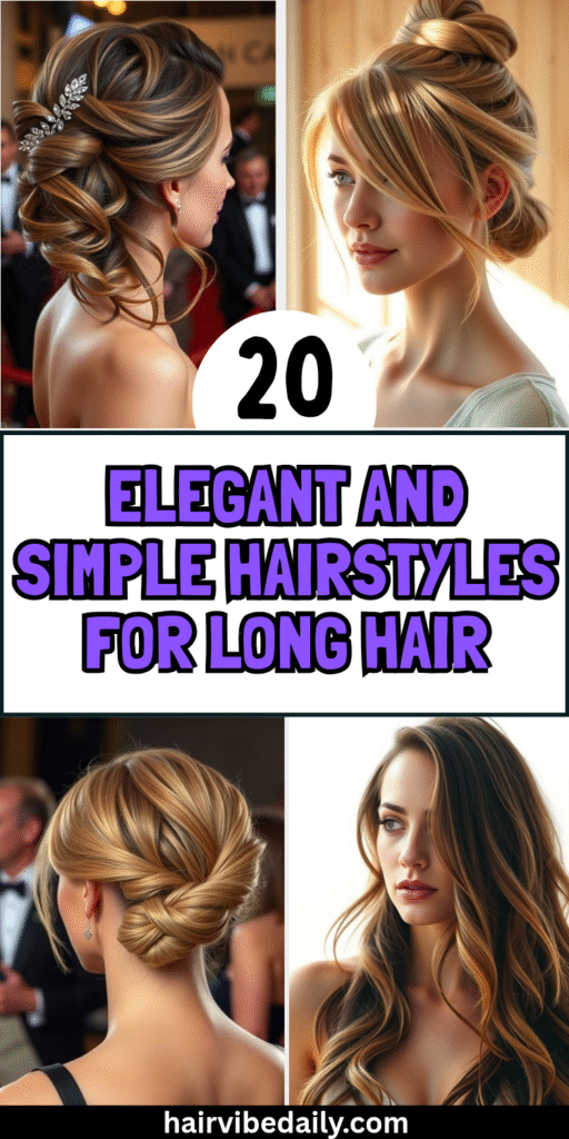 Elegant and Simple Hairstyles