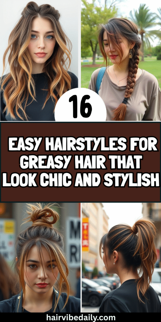 Hairstyles for Greasy Hair