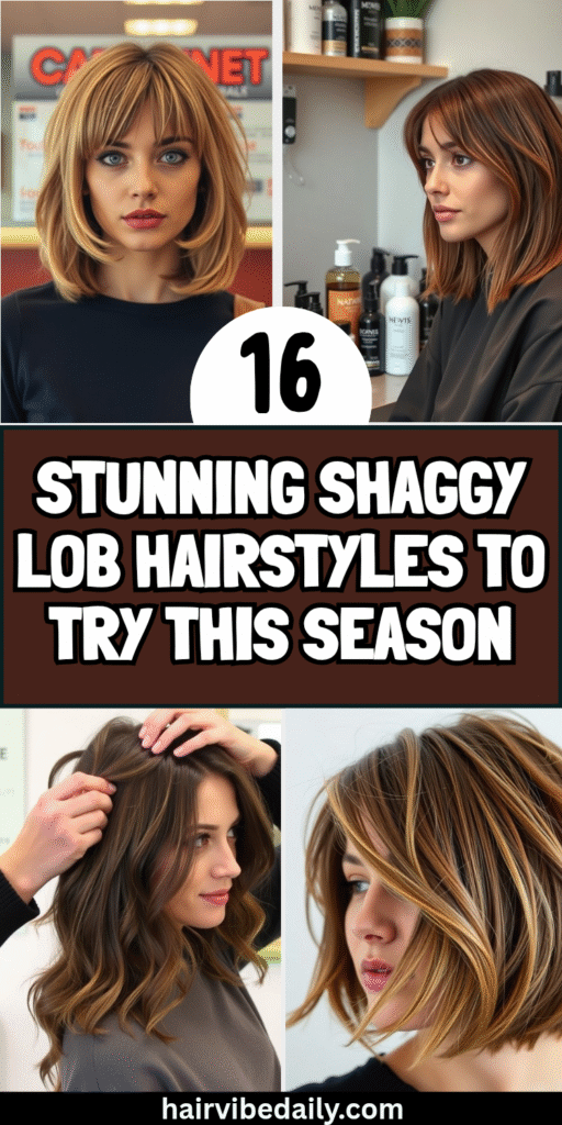 Stunning Shaggy Lob Hairstyles 




