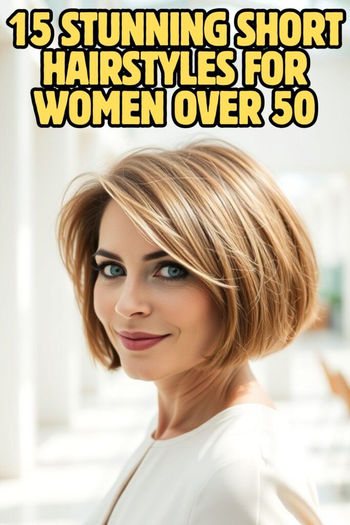 Short Hairstyles for Women Over 50