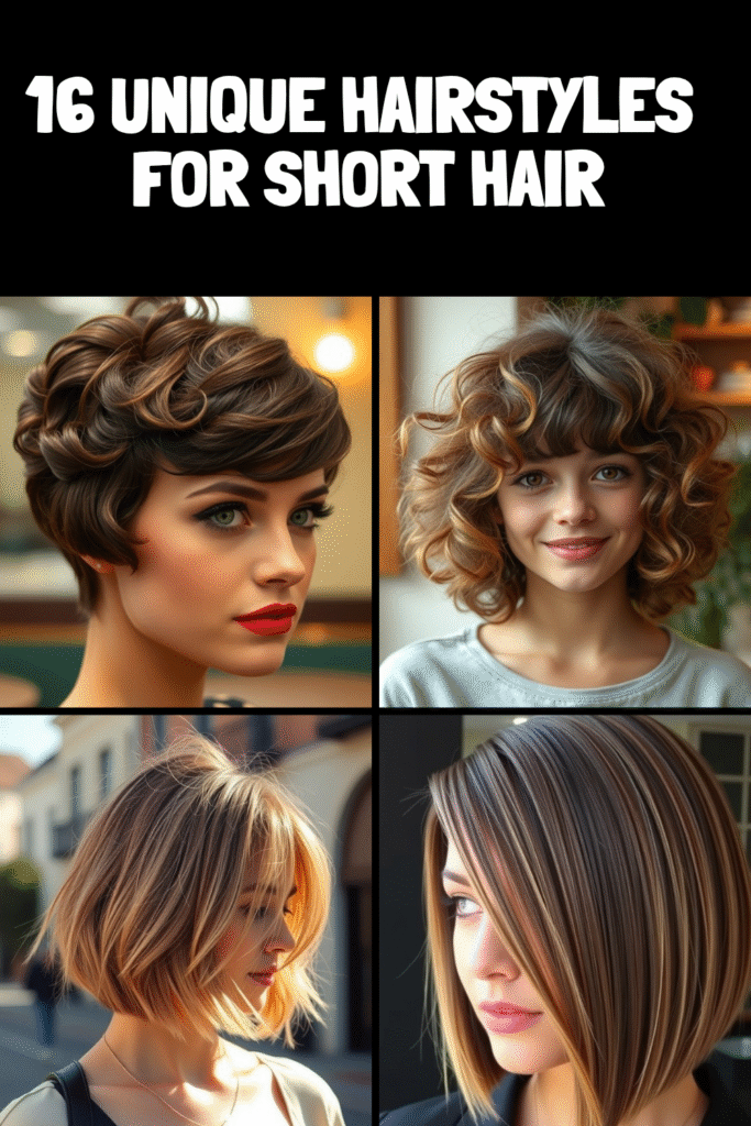 Unique Hairstyles For Short Hair