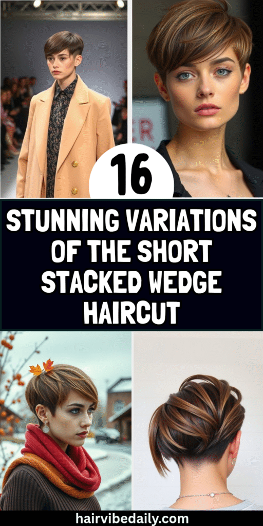 Short Stacked Wedge Haircut