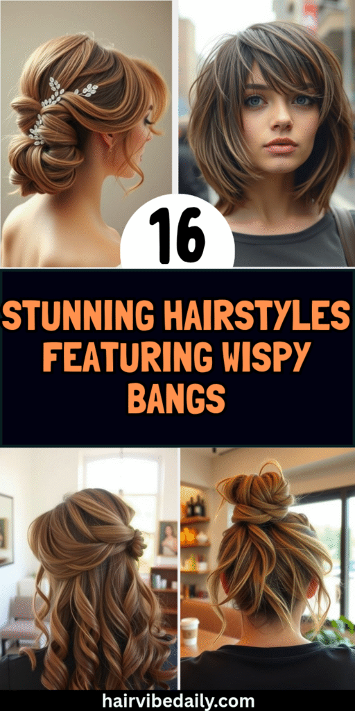 Hairstyles Featuring Wispy Bangs